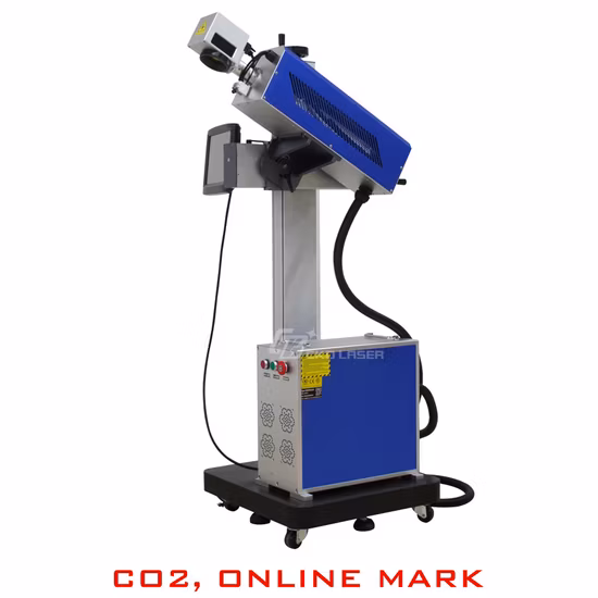有効期限コーディング ロゴ印刷 番号マーキング ペットボトル用 CO2 レーザー飛行機 医薬品 化粧品 食品 PE PP ナンバリング ケーブルマーキング