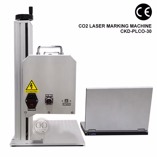 ポータブル CO2 彫刻レーザーマーキングマシンレーザーマーキングマシンプラスチックスポーツシリコーンリストバンド生地切断 PP PE アクリル日付コーディングナンバリング