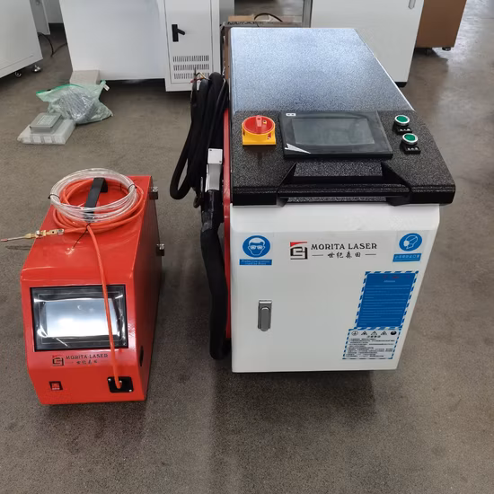 高品質スリーインワンファイバーレーザー機、低価格、溶接、切断、洗浄、1kw、1.5kw、2kw、産業機械機械
